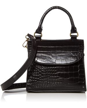 The Drop Diana Top Handle Crossbody Bag - Black