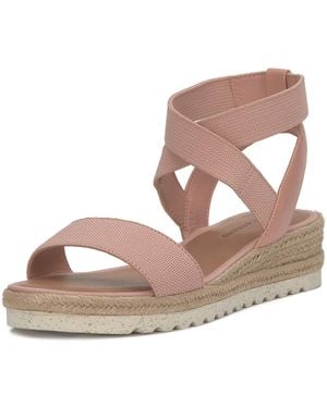 Lucky Brand Thimba Cross Strap Espadrille Sandal - Brown