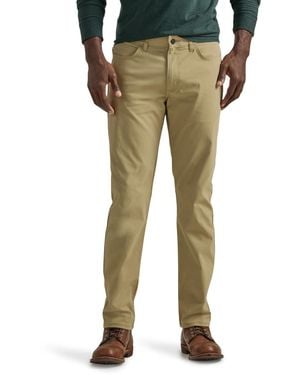Lee Jeans Extreme Motion 5 Pocket Synthetic Slim Fit Pant - Natural