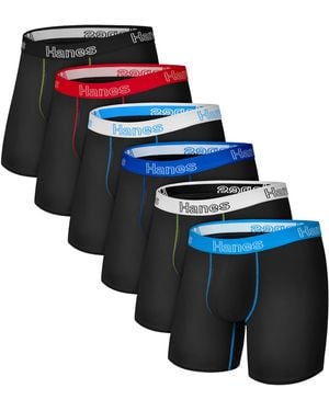 Hanes Underwear Boxer Briefs Pack - Blue