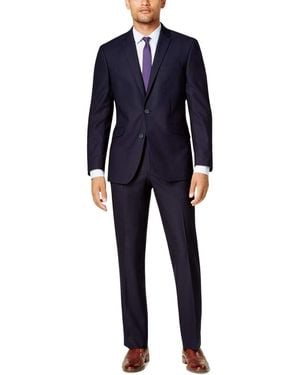 Kenneth Cole 2 Pc Wear To Work Two-Button Suit - Blue
