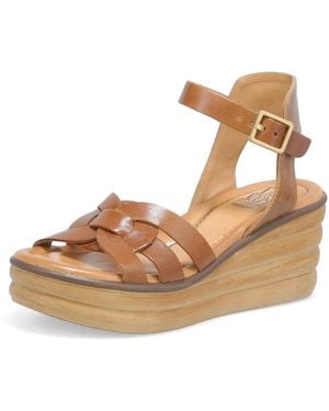 Miz Mooz Ozzie Wedge Sandal - Brown