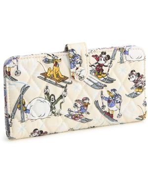 Vera Bradley Disney Premium Cotton Tab Wallet - Metallic