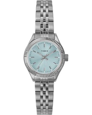Timex Silver-tone Bracelet Blue Dial Silver-tone - Metallic