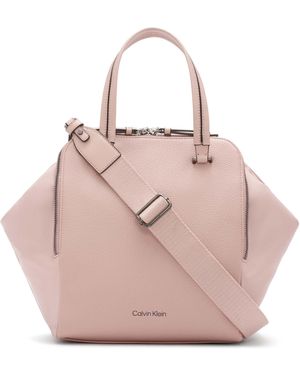 Calvin Klein Marble Triple Compartment Organizational Tote - Pink