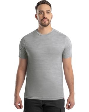 Wrangler Performance Workwear Short Sleeve Crewneck T-shirt - Gray