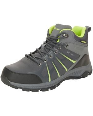 Eddie Bauer Mens Multi-terrain & Summit Mid Ankle Hiking Boots Water Resistant Multi Terrain Lugs Sturdy Design - Gray