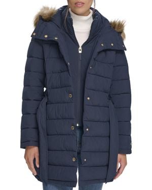 Tommy Hilfiger Outerwear Long Puffer Coat,navy - Blue