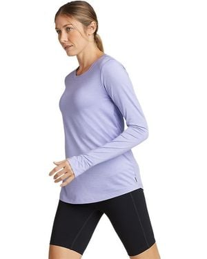 Eddie Bauer Resolution Stretch Long-sleeve T-shirt - Purple