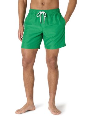Amazon Essentials 7" Swim Trunks With Mesh Lining - Green
