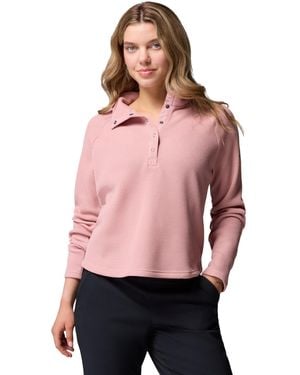 Columbia S Holly Hideaway Waffle Half Snap - Pink