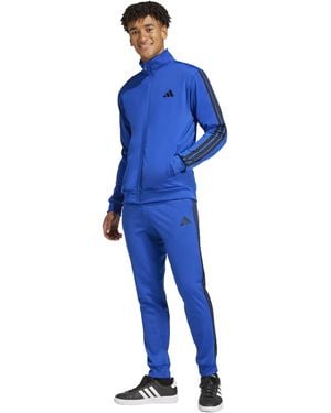 adidas S Basic 3-stripes Tricot Sportswear Tracksuit - Blue