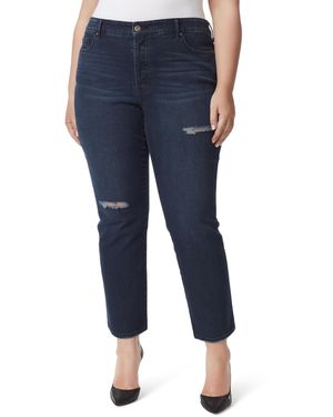 Jessica Simpson Women's Adored Curvy High-Rise Ankle Skinny Jeans - Contour Fit Denim - View #4