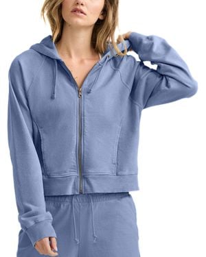 Champion Vintage Wash Zip-up Hoodie - Blue