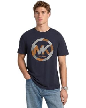 Michael Kors Mk Sport Logo Graphic T-shirt - Blue