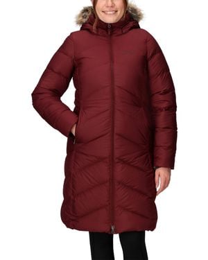 Marmot Montreaux Full Length Down Puffer Coat - Red