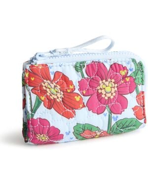 Vera Bradley Disney Featherweight Zip Card Pouch Case - White