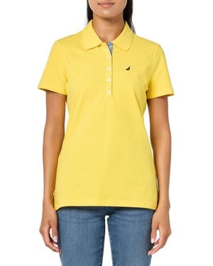 Nautica Short Sleeve Polo - Yellow