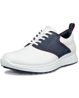 Ecco S Casual Saddle Waterproof Golf Shoe - Blue