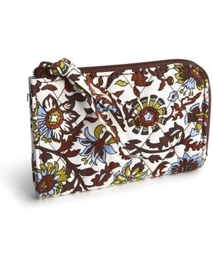 Vera Bradley Premium Cotton Zip Card Pouch - Multicolor