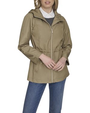Cole Haan Travel Packable Rain Jacket - Natural