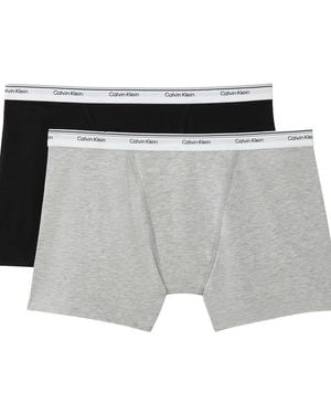 Calvin Klein Balance Cotton Stretch Boxer Brief - Gray