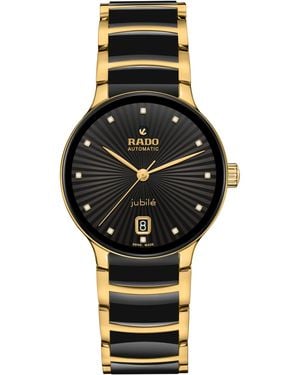 Rado Swiss Watch - 12 Diamonds In Dial - Water Resistant 50m- Automatic – 35 - Black