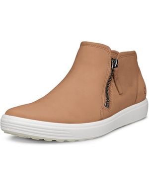 Ecco Weicher -Sneaker mit 7 seitlichen Reißverschluss - Weiß