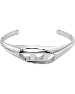 DIESEL Stainless Steel Cuff Bracelet - Metallic