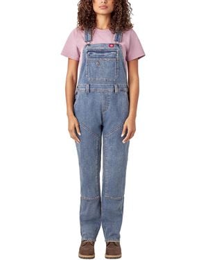 Dickies Double Front Bib Overalls - Blue
