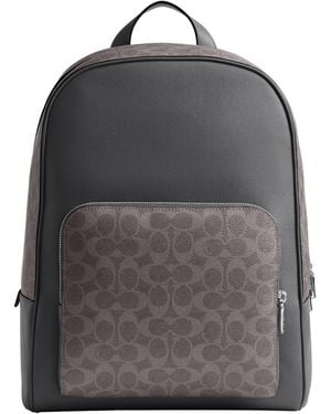 COACH Wade Backpack In Signature - Gray