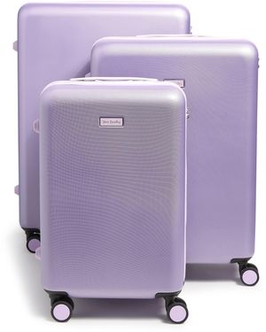 Vera Bradley Hardside Rolling Suitcase Luggage - Purple