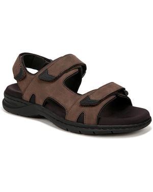 Dr. Scholls Dr. Scholl's S Granger Sandal Dark Brown 12 M - Black