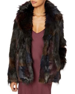 Rachel roy faux fur coat online