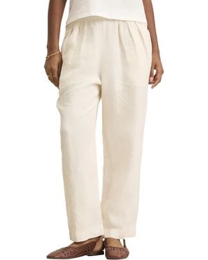 Velvet By Graham & Spencer Clee Heavy Linen Pants By Cleo Wade - Natural