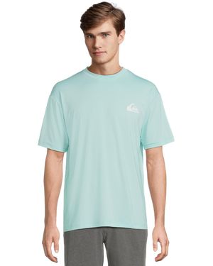 Quiksilver Standard Everyday Shorts Sleeve Surf Tee - Blue