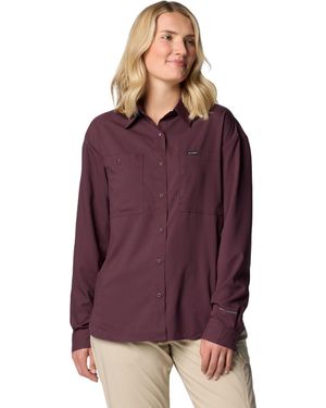 Columbia Silver Ridge Utility Long Sleeve Shirt - Purple