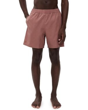 Lacoste Quick-dry Swim Trunks - Red
