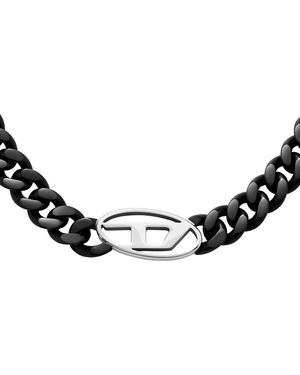 Black DIESEL Necklaces for Men | Lyst