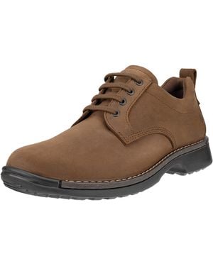 Ecco Fusion Plain Toe Oxford - Braun