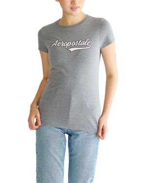 Aéropostale Script Short Sleeve Graphic Tee - Blue