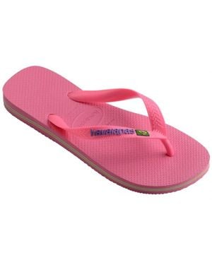 Havaianas , Adults, Brasil, Flip Flop, Pink Electric, 13 Uk
