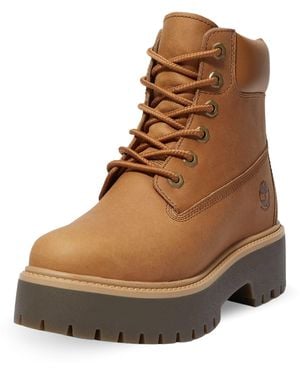Timberland Stivali Stone Street 6 Inch Waterproof Taglia 38 Codice TB0A2H3CEN1 Marrone Donna