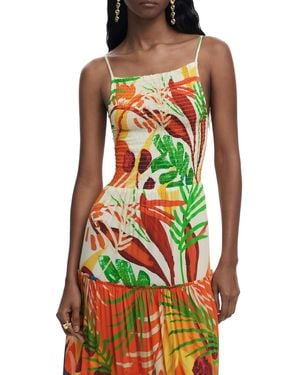 Desigual Swim_Bahamas Patch Swimwear Cover Up da donna - Rosso