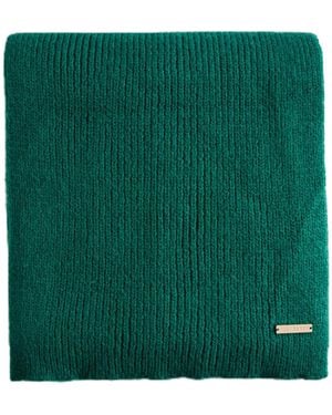 Ted Baker Lidiies-knitted Ribbed Scarf - Green