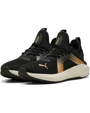 PUMA Softride Enzo 5 Metallic Wn's Road Running Schoen - Zwart