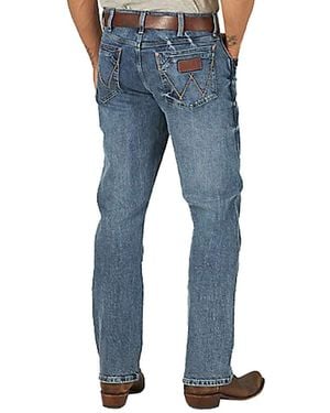 Wrangler Retro Relaxed Fit Boot Cut Jean - Blue