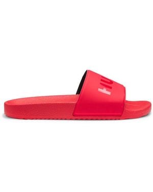 HUGO Timein_slid_sylg 10280037 01slide Sandals - Red