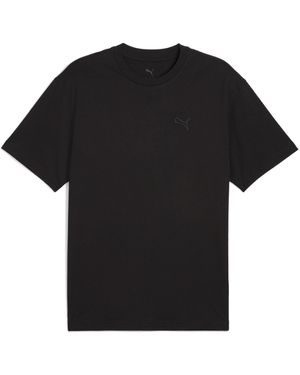 PUMA Erwachsene Essentials Elevated T-Shirt L Black - Schwarz