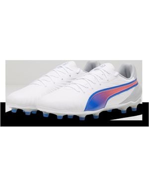 PUMA Adults King Match Fg/ag Soccer Shoe - White